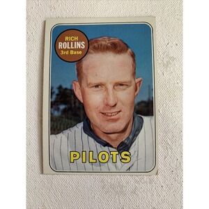 1969 Topps #451 B Rich Rollins Pilots VG